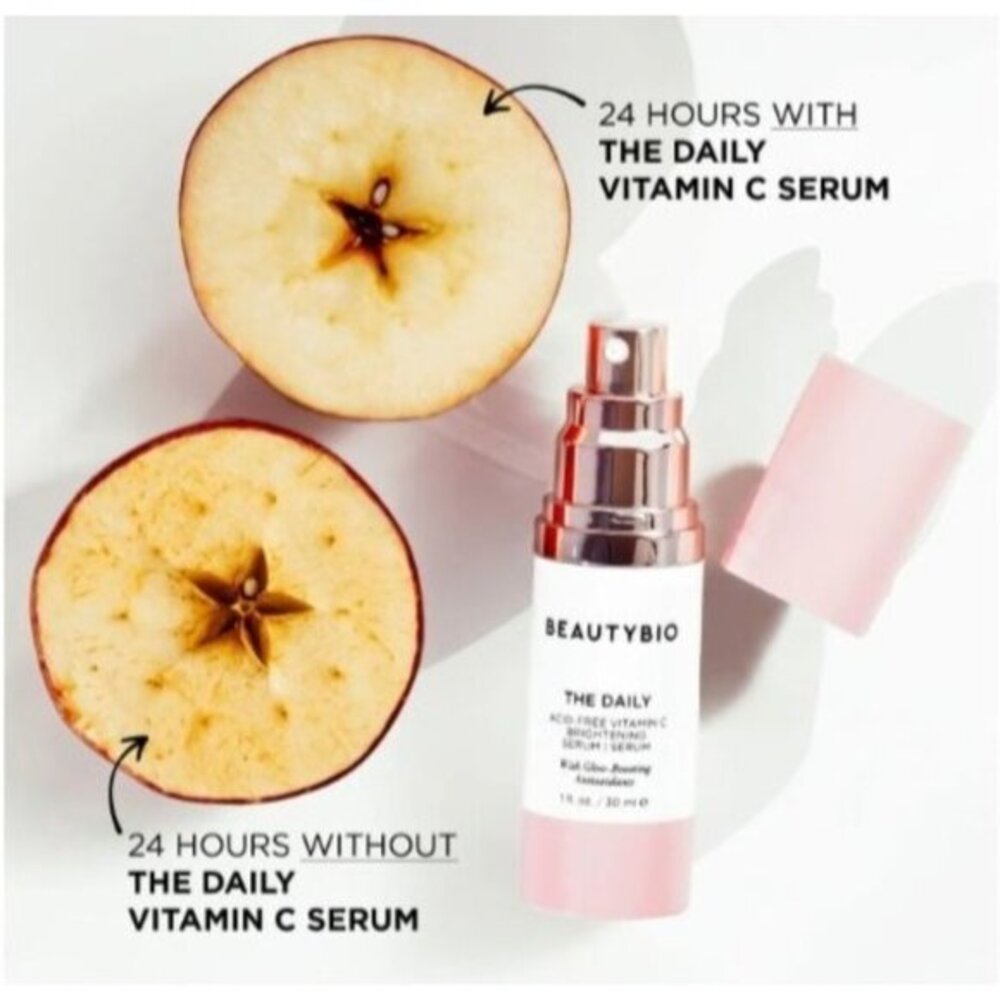 BeautyBio Daily Intensive Vitamin C Serum 1 Oz Anti-Aging Brightening Face Serum